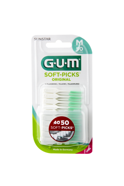 GUM Soft-Picks Regular masážní mezizubní kartáčky s fluoridy, ISO 1,50 ks
