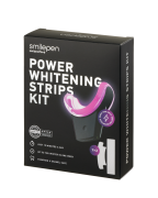 Smilepen Whitening Strips Kit – 7denní kúra pro intenzivní bělení zubů pomocí bělicích pásek s bezdrátovým LED akcelerátorem