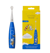 Bob a Bobek baby dětský sonický kartáček s kosmonautem a USB dobíjením, 0-6 let, v krabičce