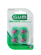 GUM Red Cote tablety pro indikaci zubního plaku, 4 ks