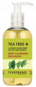 Tisserand Skin Wash Tea Tree + Deep Cleansing Čisticí antibakteriální gel na pleť a celé tělo, 250 ml