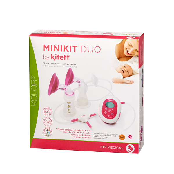 KITETT MINIKIT DUO elektrická odsávačka mateřského mléka vel. 26 mm L