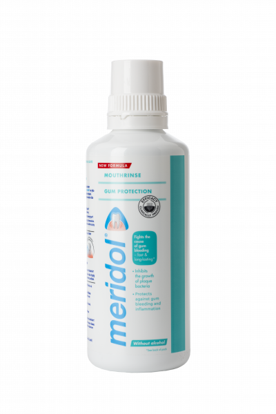 Meridol ústní voda (výplach) s aminfluoridy, 400 ml