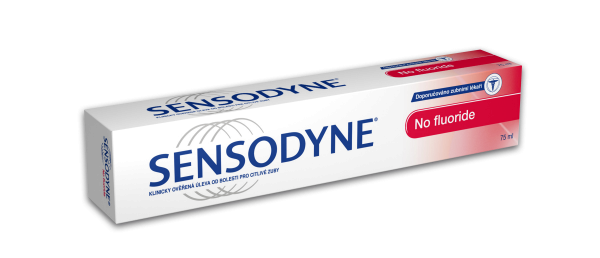 Sensodyne zubní pasta bez Fluoru, 75 ml