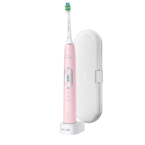 Philips Sonicare ProtectiveClean 6100 Pink, sonický kartáček