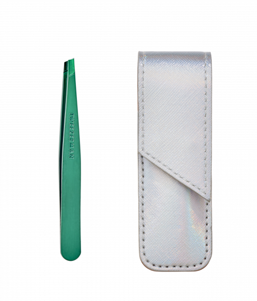 Tweezerman Emerald Eve Slant Smaragd pinzeta v dárkovém balení