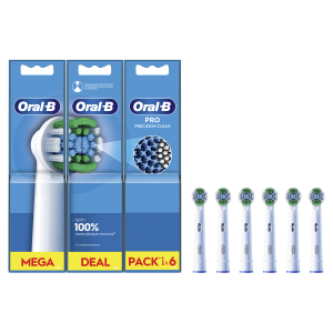 Oral-B Precision Clean EB 20-6, náhradní hlavice, 6 ks