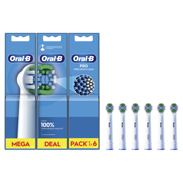 Oral-B Precision Clean EB 20-6, náhradní hlavice, 6 ks