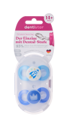 Dentistar Day & Night Soother, denní a noční dudlík, od 14 měsíců, modrý