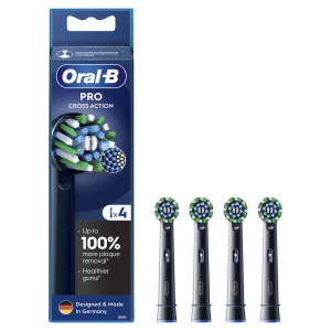 Oral-B Cross Action EB 50- 4 náhradní hlavice Black, 4 ks