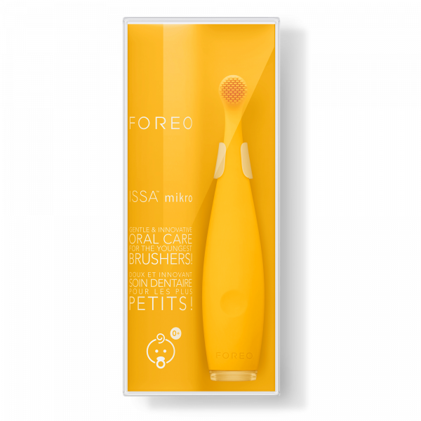 FOREO ISSA mikro Sunflower Yellow dětský sonický kartáček