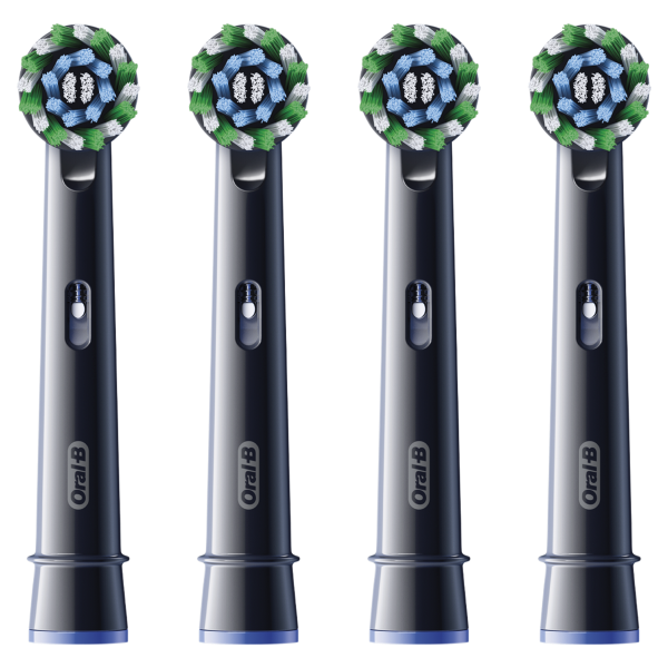 Oral-B Cross Action EB 50- 4 náhradní hlavice Black, 4 ks