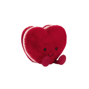 Jellycat Makronka Arlette srdíčko červené