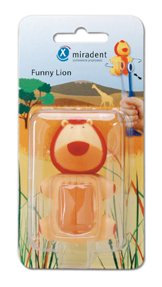 Miradent Funny držáček na kartáček, lev