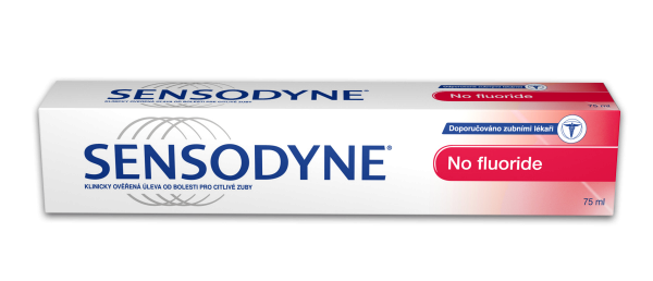 Sensodyne zubní pasta bez Fluoru, 75 ml