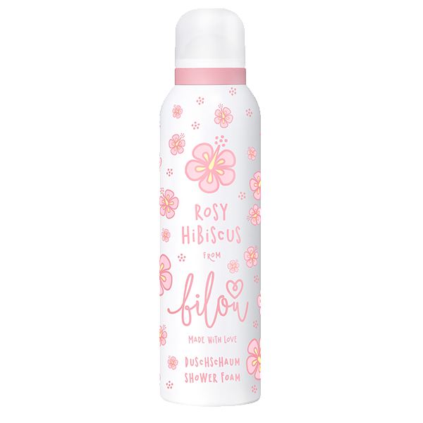 Bilou Sprchová pěna Rosy Hibiscus - limitovaná vůně, 200 ml