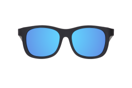 BABIATORS Polarized Navigator Jet Black, polarizační zrcadlové sluneční brýle, černé, 0-2 roky
