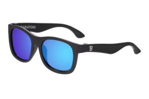 BABIATORS Polarized Navigator Jet Black, polarizační zrcadlové sluneční brýle, černé, 0-2 roky