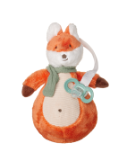 Plyšák Liška s ortodontickým dudlíkem Dentistar, +6 měsíců