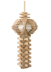 BB KAPLA 200 - dřevěná stavebnice